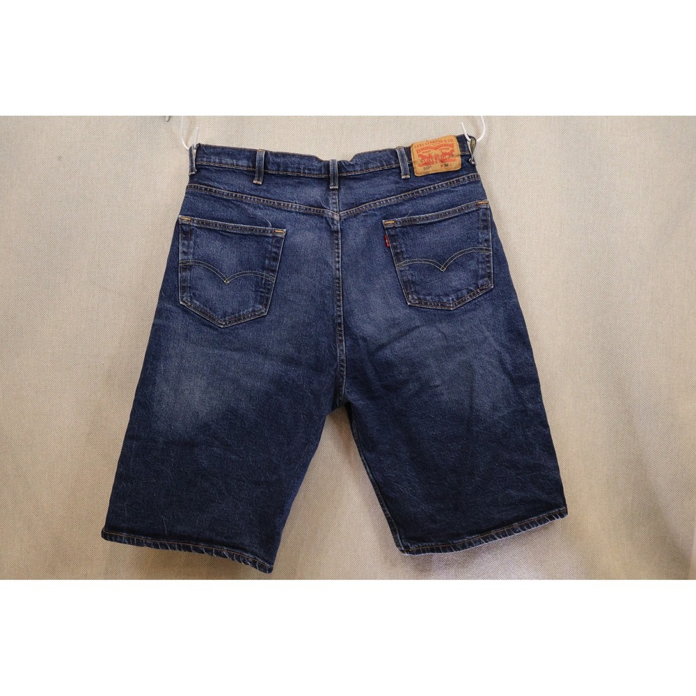 Levi's 569 Loose Straight Denim Shorts Mens 38 Dark Wash Blue 35569-0302